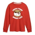 thumbnail image 1 of Instant Message - Camping - Laugh S'more, Worry Less - Toddler & Youth Long Sleeve Graphic T-Shirt, 1 of 6