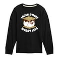 thumbnail image 1 of Instant Message - Camping - Laugh S'more, Worry Less - Toddler & Youth Long Sleeve Graphic T-Shirt, 1 of 6