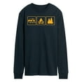 thumbnail image 1 of Instant Message - Camping Panels - Men's Long Sleeve T-Shirt, 1 of 6
