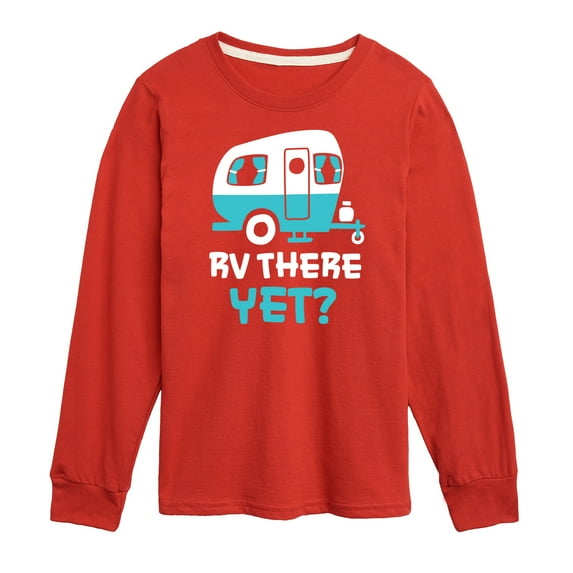 Instant Message - Camping - RV There Yet? - Toddler & Youth Long Sleeve Graphic T-Shirt