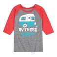 thumbnail image 1 of Instant Message - Camping - RV There Yet? - Toddler & Youth Raglan Graphic T-Shirt, 1 of 7