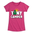 thumbnail image 1 of Instant Message - Camping - Tiny Camper - Toddler & Youth Girls Short Sleeve Graphic T-Shirt, 1 of 6