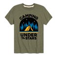 thumbnail image 1 of Instant Message - Camping Under The Stars - Toddler & Youth Short Sleeve Graphic T-Shirt, 1 of 6