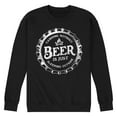 thumbnail image 1 of Instant Message - Camping Without Beer - Men's Crew Neck Fleece Pullover, 1 of 6