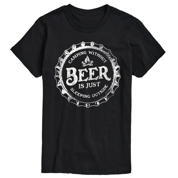Instant Message - Camping Without Beer - Men's Short Sleeve Graphic T-Shirt
