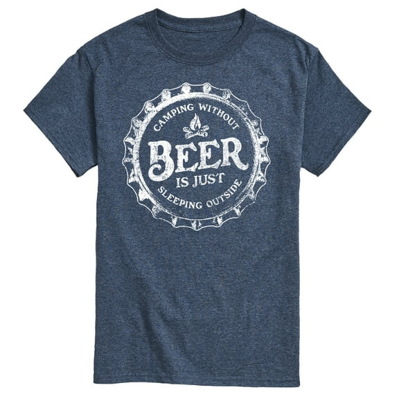 Instant Message - Camping Without Beer - Men's Short Sleeve Graphic T-Shirt