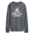 thumbnail image 1 of Instant Message - Can Only Afford Gingerbread House - Men's Long Sleeve Graphic T-Shirt, 1 of 5