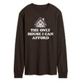 thumbnail image 1 of Instant Message - Can Only Afford Gingerbread House - Men's Long Sleeve Graphic T-Shirt, 1 of 4