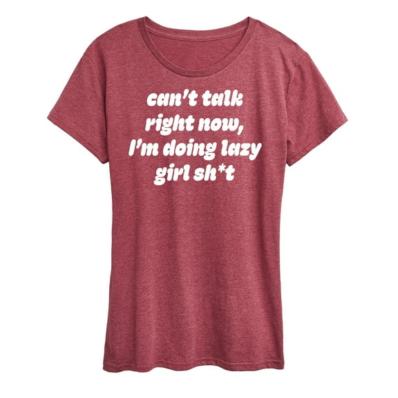 Instant Message - Can't Talk - Women's Short Sleeve Graphic T-Shirt