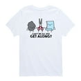 thumbnail image 1 of Instant Message - Can't We All Just Get Along - Toddler And Youth Short Sleeve Graphic T-Shirt, 1 of 5