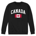 thumbnail image 1 of Instant Message - Canada Flag - Men's Crew Neck Fleece Pullover, 1 of 6