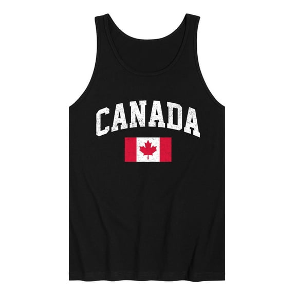 Instant Message - Canada Flag - Men's Jersey Tank Top