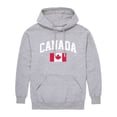 thumbnail image 1 of Instant Message - Canada Flag - Men's Pullover Hooded Fleece Sweatshirt, 1 of 6