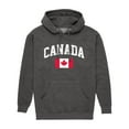 thumbnail image 1 of Instant Message - Canada Flag - Men's Pullover Hooded Fleece Sweatshirt, 1 of 6