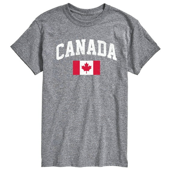 Instant Message - Canada Flag - Men's Short Sleeve Graphic T-Shirt