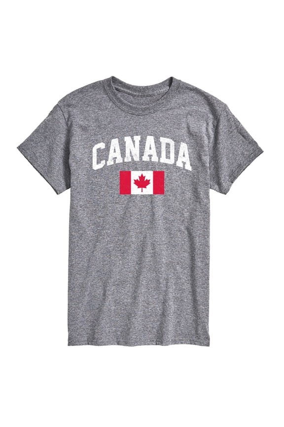 - Canada Flag - Men's Short Sleeve Graphic T-Shirt