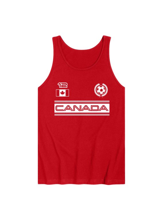- Canada Soccer Jersey Men's Graphic Tank Top