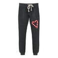 thumbnail image 1 of Instant Message - Candy Cane Heart - Ladies Jogger Pant, 1 of 5