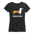 thumbnail image 1 of Instant Message - Candy Corn Dog - Women's Short Sleeve Graphic T-Shirt, 1 of 5