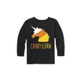 thumbnail image 1 of Instant Message - Candy Corn - Youth Long Sleeve Tee, 1 of 5