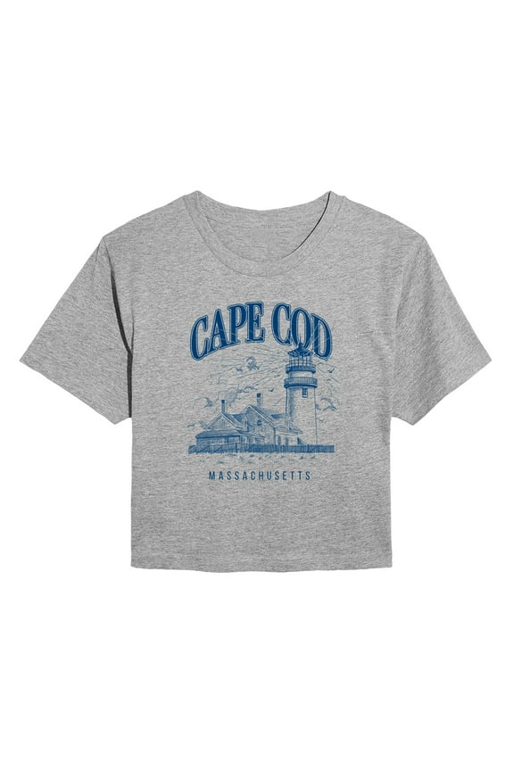 - Cape Cod - Juniors Cropped Graphic T-Shirt