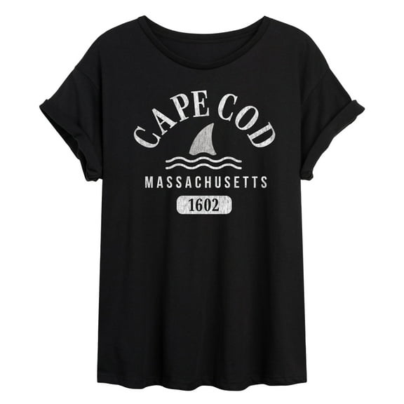 Instant Message - Cape Cod Mass - Women's Oversized Graphic T-Shirt