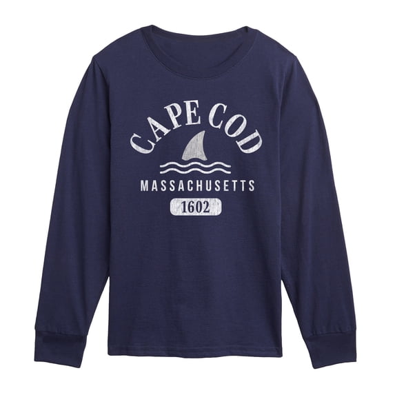 Instant Message - Cape Cod Mass Long Sleeve Graphic T-Shirt