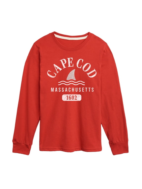 - Cape Cod Mass Boys' Long Sleeve Graphic T-Shirt