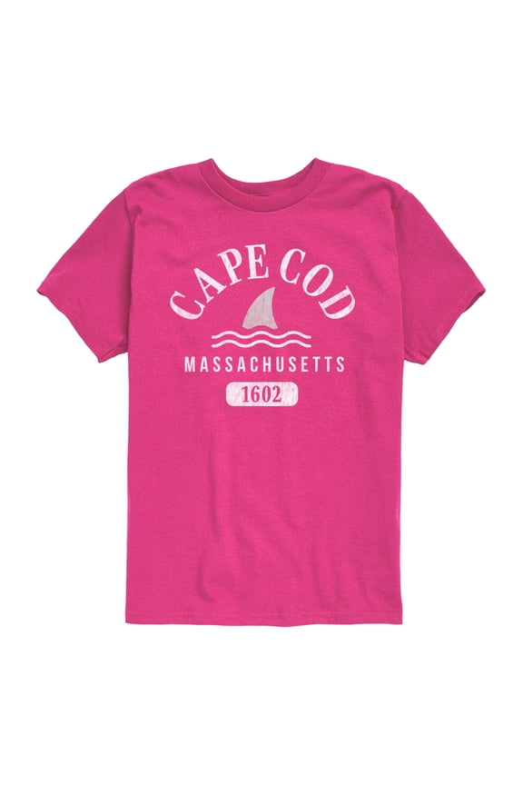 - Cape Cod Mass - Youth Boys Short Sleeve Graphic T-Shirt