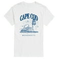 thumbnail image 1 of Instant Message - Cape Cod - Men's Short Sleeve Graphic T-Shirt, 1 of 5