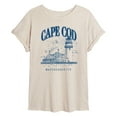 thumbnail image 1 of Instant Message - Cape Cod - Women's Oversized Graphic T-Shirt, 1 of 5