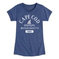 thumbnail image 1 of Instant Message - Cape Cod Fitted Short Sleeve Graphic T-Shirt, 1 of 5
