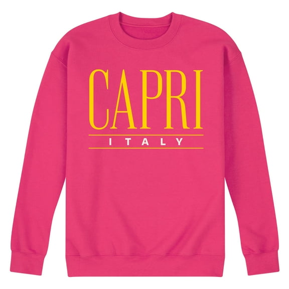 Instant Message - Capri Italy - Men's Crew Fleece Sweatshirt