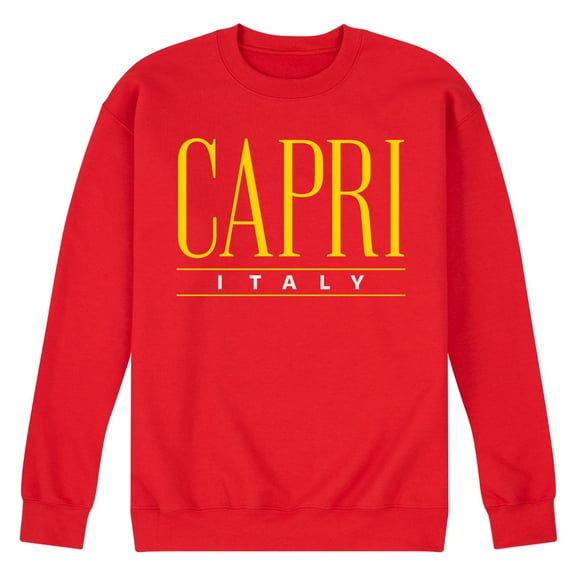 Instant Message - Capri Italy - Men's Crew Fleece Sweatshirt