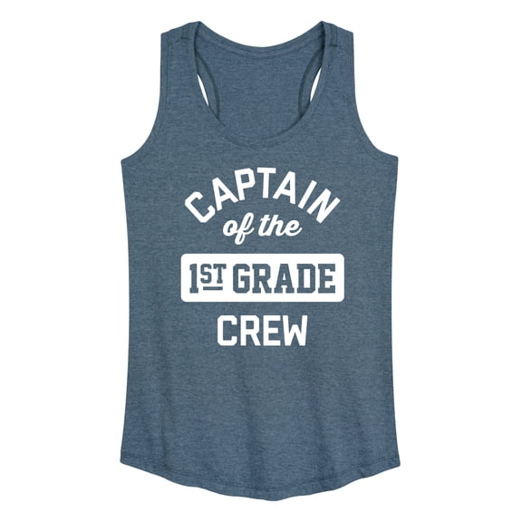 Instant Message - Captain Of The 1St Crew - Women's Racerback Tank Top