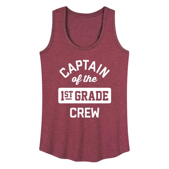 Instant Message - Captain Of The 1St Crew - Women's Racerback Tank Top