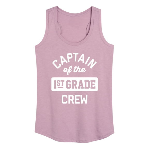 Instant Message - Captain Of The 1St Crew - Women's Racerback Tank Top