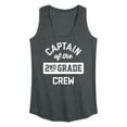 thumbnail image 1 of Instant Message - Captain Of The 2Nd Crew - Women's Racerback Tank Top, 1 of 6