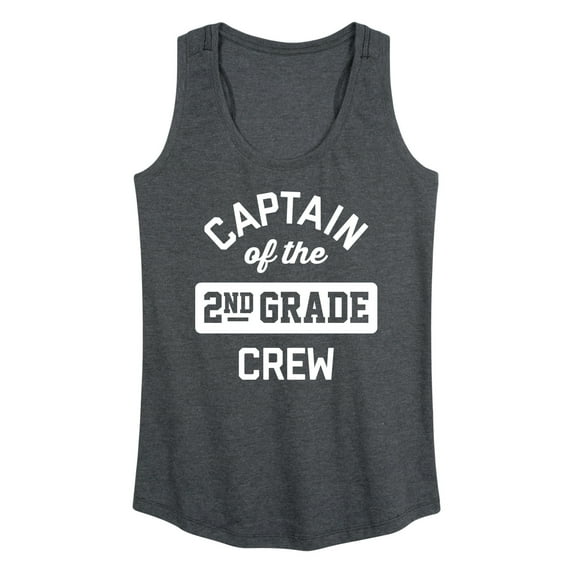 Instant Message - Captain Of The 2Nd Crew - Women's Racerback Tank Top