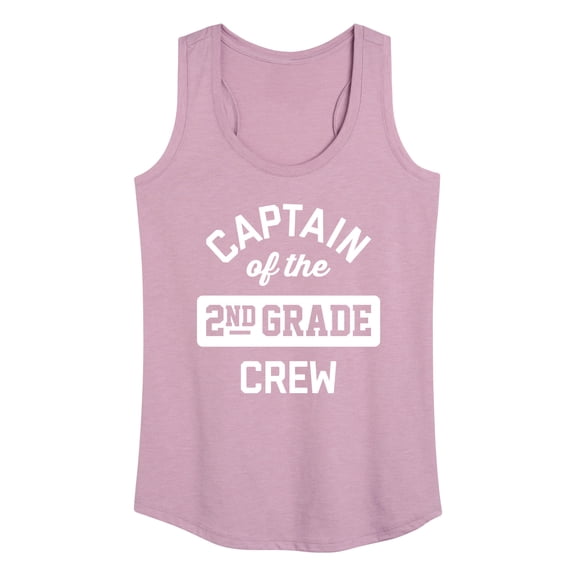 Instant Message - Captain Of The 2Nd Crew - Women's Racerback Tank Top