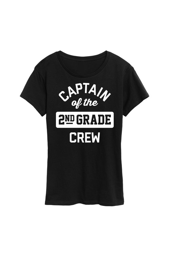 - Captain Of The 2Nd Crew - Women's Short Sleeve Graphic T-Shirt
