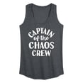 thumbnail image 1 of Instant Message - Captain Of The Chaos Crew - Women's Racerback Tank Top, 1 of 6