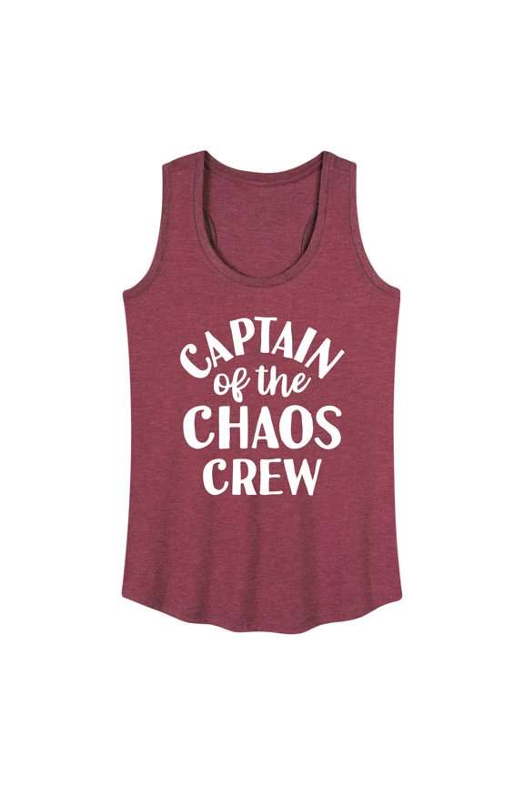 - Captain Of The Chaos Crew Graphic Racerback Tank