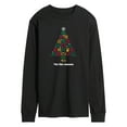 thumbnail image 1 of Instant Message - Car Dashboard Christmas Tree - Men's Long Sleeve Graphic T-shirt, 1 of 5