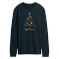 thumbnail image 1 of Instant Message - Car Dashboard Christmas Tree - Men's Long Sleeve Graphic T-shirt, 1 of 5