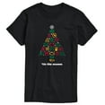 thumbnail image 1 of Instant Message - Car Dashboard Christmas Tree - Men's Short Sleeve Graphic T-shirt, 1 of 5