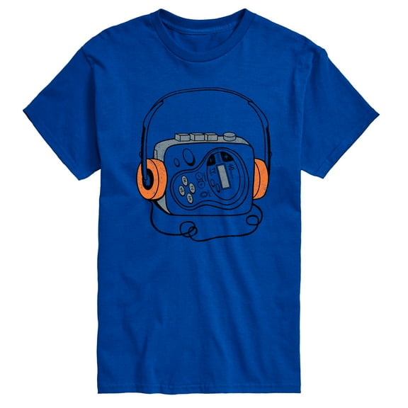 Instant Message - Cassette Player - Vintage - 90S - Retro - Mens - Short Sleeve Tee