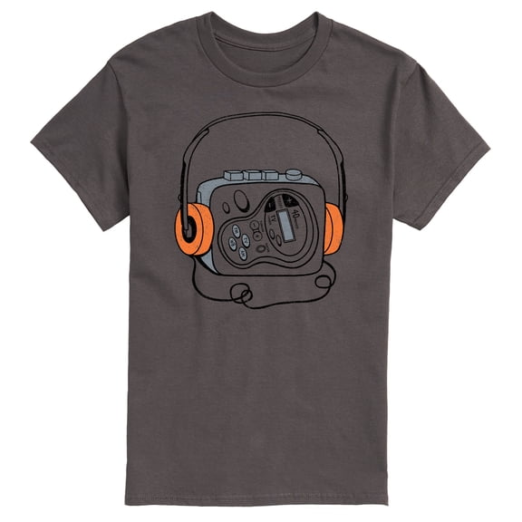 Instant Message - Cassette Player - Vintage - 90S - Retro - Mens - Short Sleeve Tee