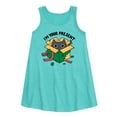 thumbnail image 1 of Instant Message - Cat Christmas Present - Toddler & Youth Girls A-line Dress, 1 of 5