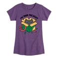 thumbnail image 1 of Instant Message - Cat Christmas Present - Toddler & Youth Girls Short Sleeve Graphic T-Shirt, 1 of 6